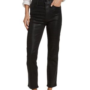 Frame “Le Sylvie” Croc “coated” Jeans size 28 NWT